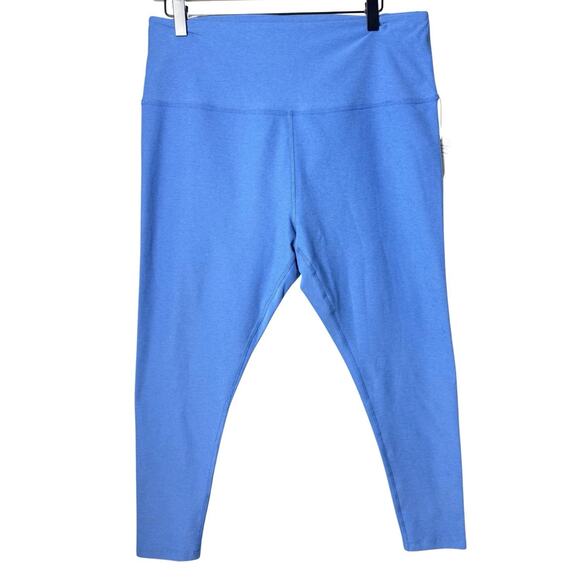 Beyond Yoga Spacedye Caught In The Midi Leggings Blue Heather Size 2X - Picture 1 of 10